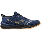 Mizuno Daichi 8 Women's Trail Running Shoes, Estate Blue/Apricot Ice/Black