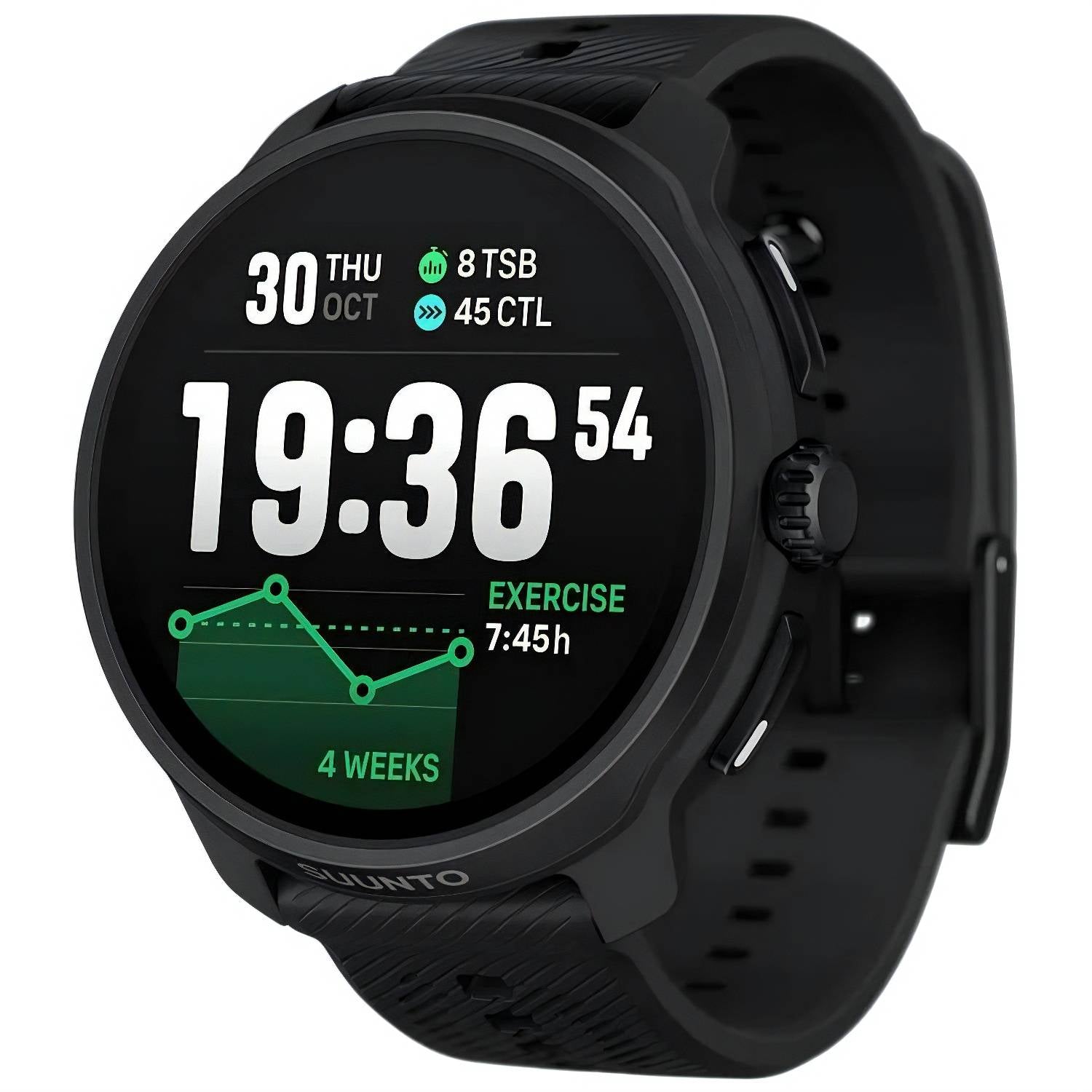 Suunto Race 2 Stainless, All Black Main image