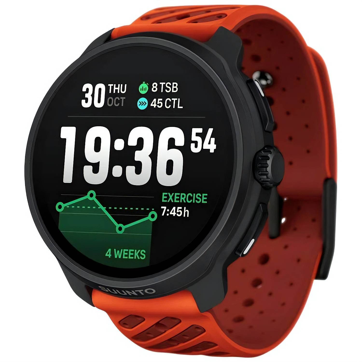 Suunto Race 2 Stainless, Coral Orange Main image