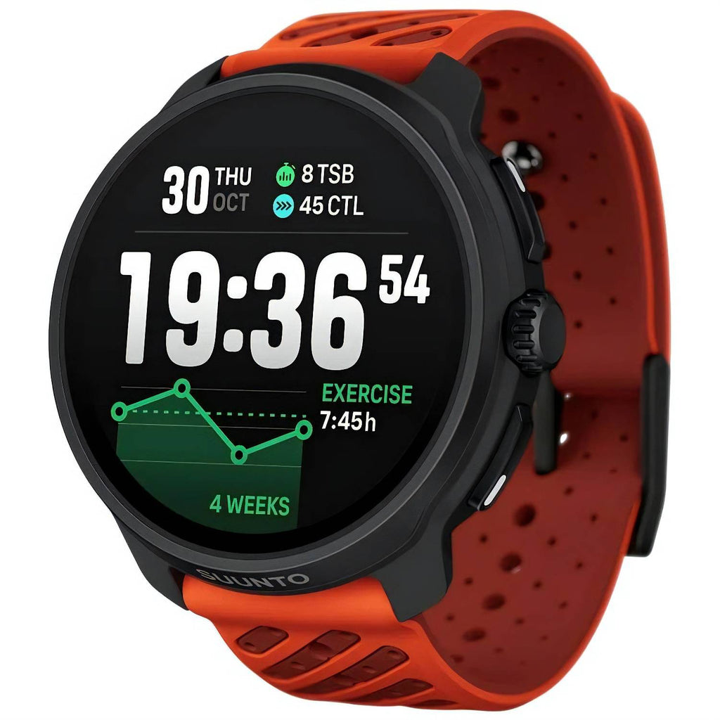 Suunto Race 2 Stainless, Coral Orange