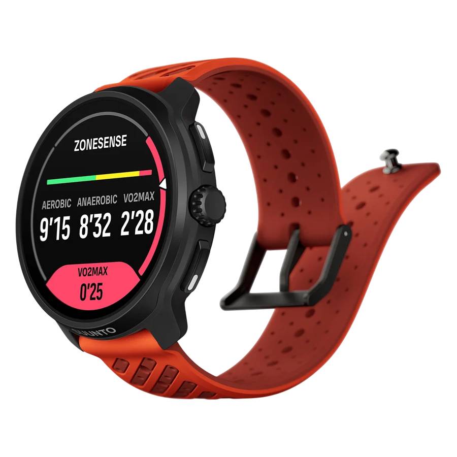 Suunto Race 2 Stainless, Coral Orange