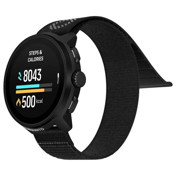 Suunto Run, All Black - Textile Strap