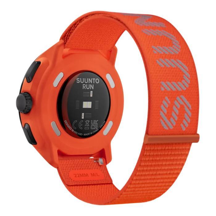 Suunto Run, Coral Orange - Textile Strap
