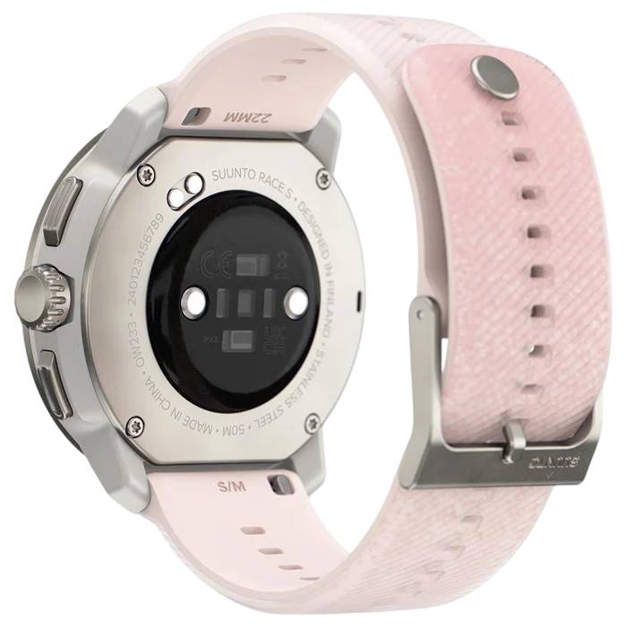 Suunto Race S Stainless, Powder Pink