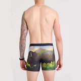 Saxx Volt Breathable Mesh Boxer Briefs, Olympic Scale/Multi