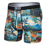 Saxx Volt Breathable Mesh Boxer Brief, Painted Landscape/Multi