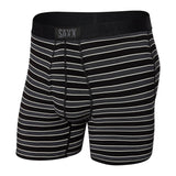 Saxx Ultra Soft Boxer Briefs, Black Crew Strip