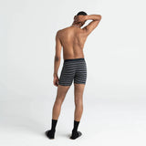 Saxx Ultra Soft Boxer Briefs, Black Crew Strip