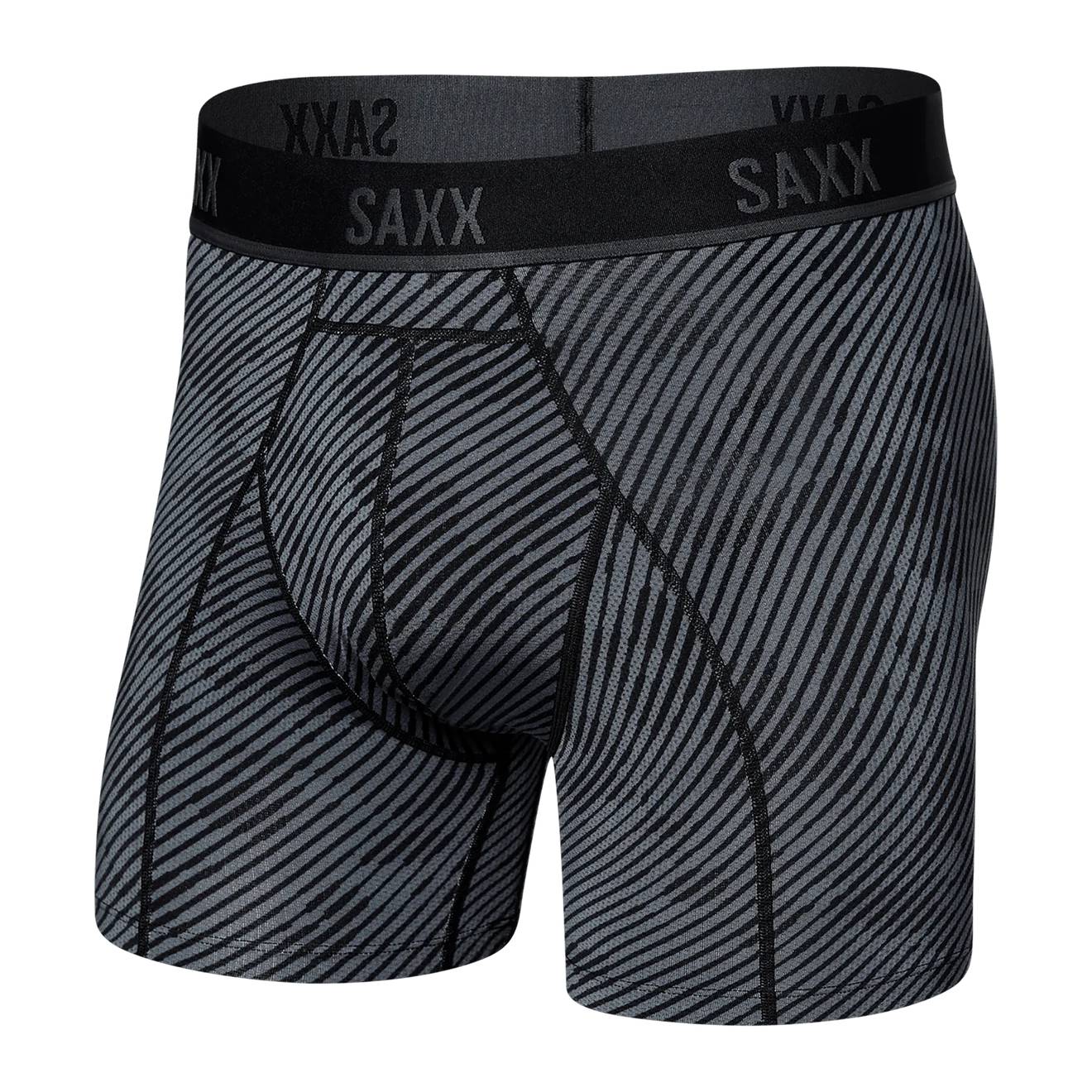 Saxx Kinetic Light Compression Mesh Boxer Briefs, Optic Camo/Black Main image