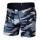 Saxx DropTemp Cooling Mesh Boxer Briefs, Tidal Camo/Blue