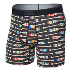 Saxx Quest Quick-Dry Mesh Boxer Briefs, Oartiz/Black