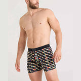 Saxx Quest Quick-Dry Mesh Boxer Briefs, Oartiz/Black
