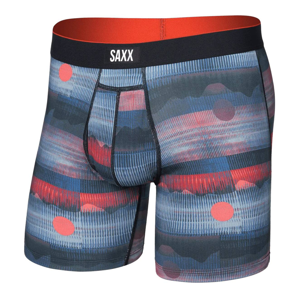 Saxx Multi-Sport Mesh Boxer Briefs, Mystery Peaks/Multi