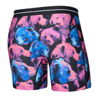Saxx Volt Breathable Mesh Boxer Briefs, Beartasic/Multi