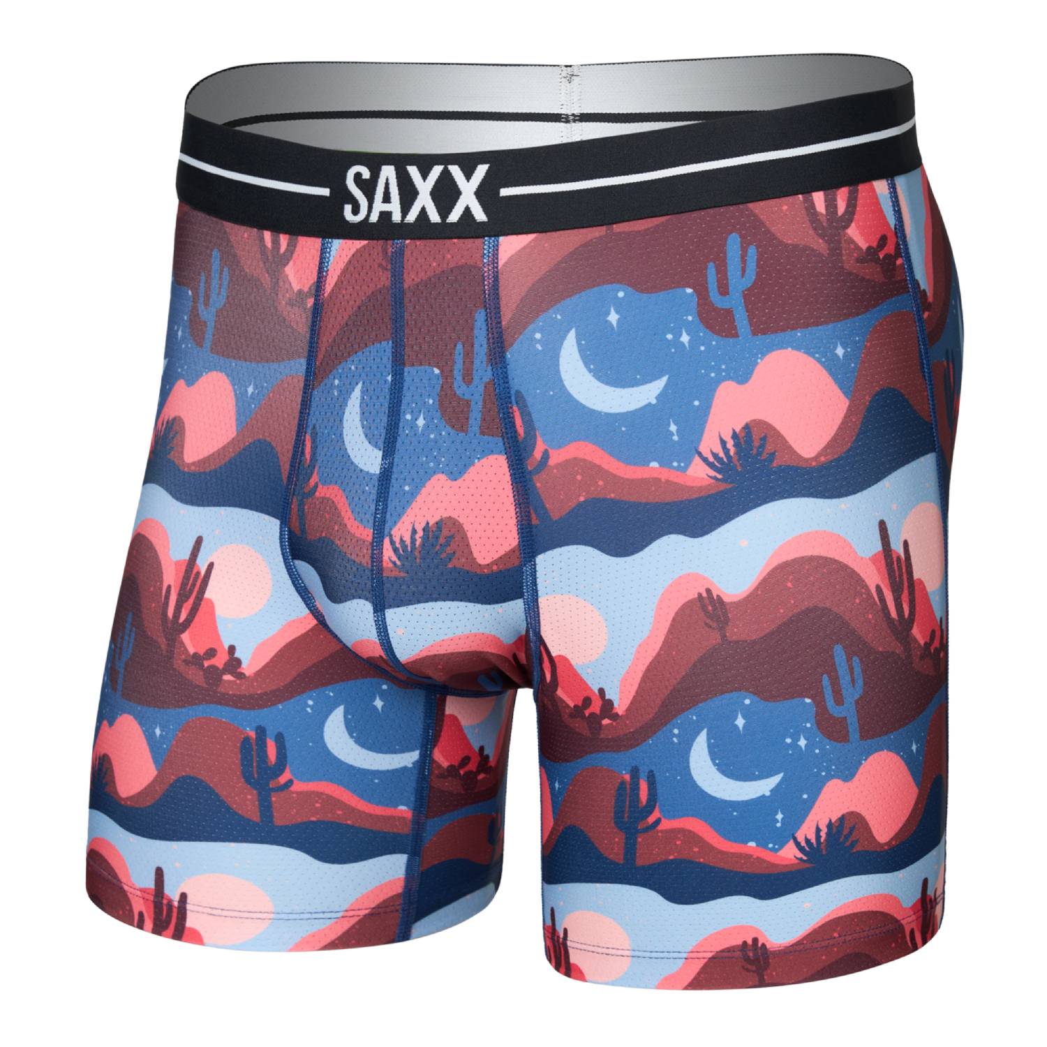 Saxx Volt Breathable Mesh Boxer Briefs, Canyon Daze/Red Clay Main image