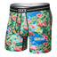 Saxx Volt Breathable Mesh Boxer Briefs, Flamingo Bay/Multi