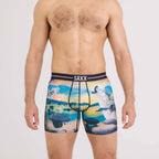 Saxx Volt Breathable Mesh Boxer Briefs, I Dream of Tahoe/Multi