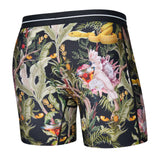 Saxx Volt Breathable Mesh Boxer Briefs, Jungle Juice/Black