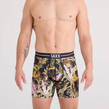 Saxx Volt Breathable Mesh Boxer Briefs, Jungle Juice/Black
