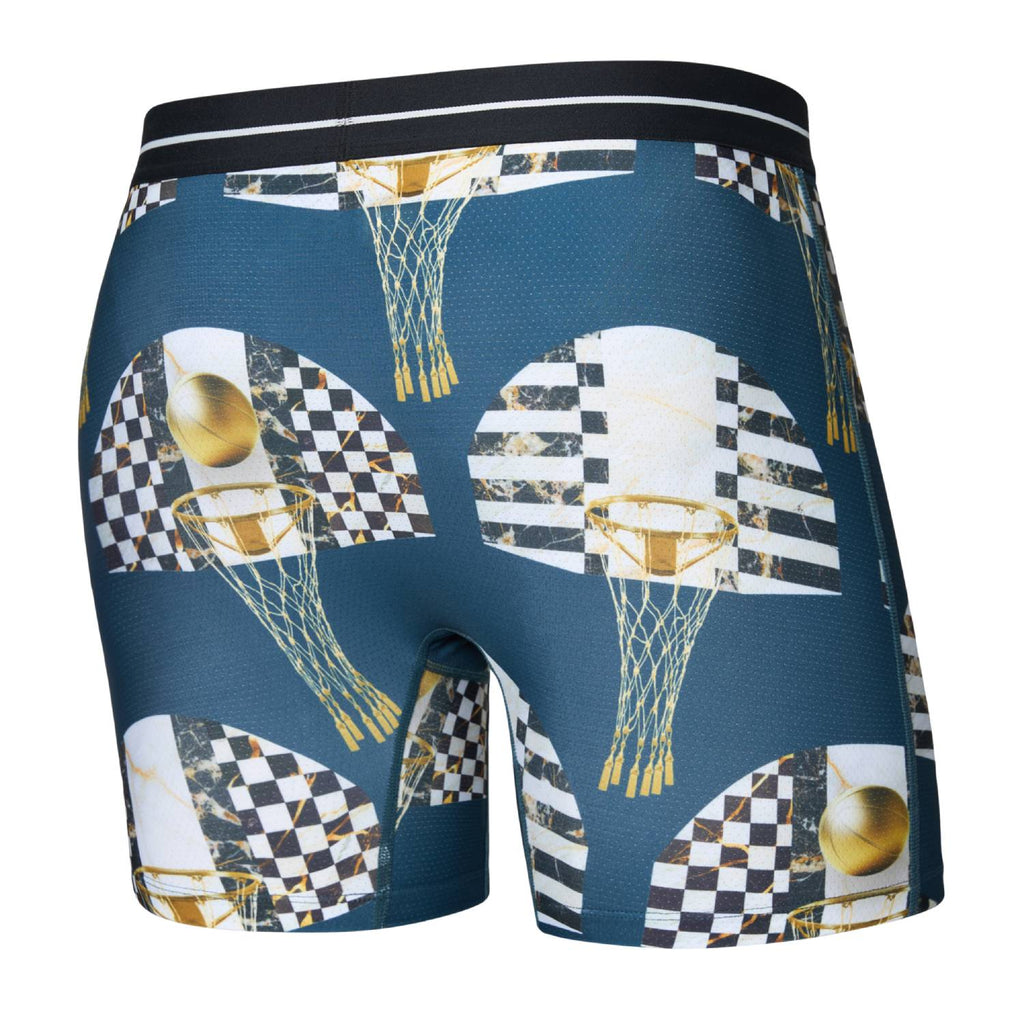 Saxx Volt Breathable Mesh Boxer Briefs, Off he Chain/Rich Teal