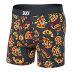 Saxx Vibe Super Soft Boxer Briefs, Food Fight/India Ink