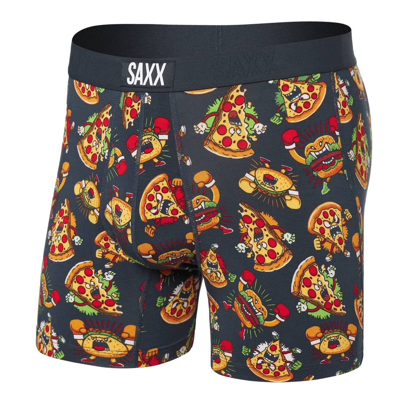 Saxx Vibe Super Soft Boxer Briefs, Food Fight/India Ink Main image