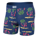 Saxx Vibe Super Soft Boxer Briefs, Holidays in Paradise/Blue