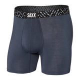 Saxx Super Soft Boxer Briefs, India Ink/Amaze-Zing Waistband