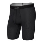 Saxx Quest Quick-Dry Mesh Boxer Briefs, Black II