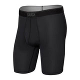 Saxx Quest Quick-Dry Mesh Boxer Briefs, Black II