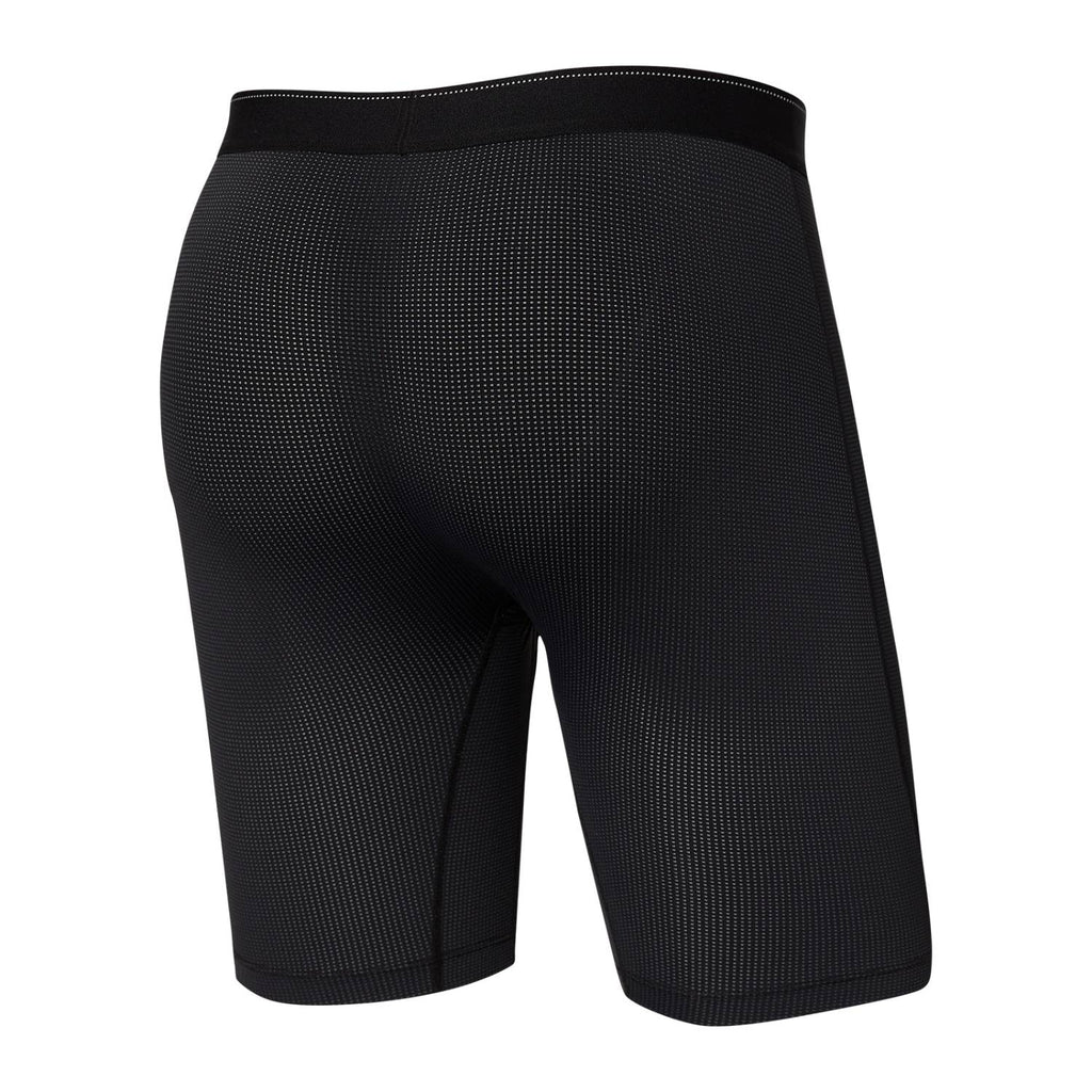 Saxx Quest Quick-Dry Mesh Boxer Briefs, Black II