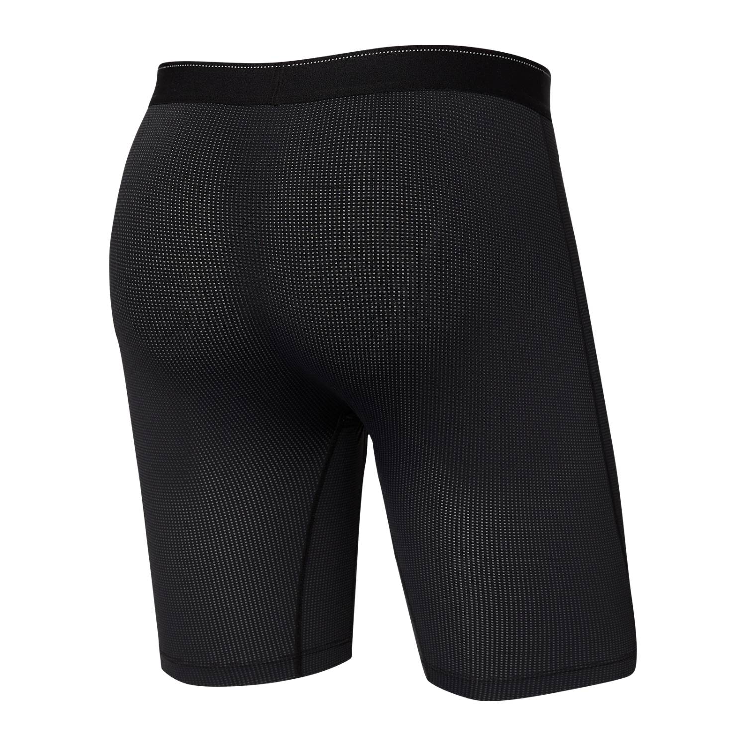 Saxx Quest Quick-Dry Mesh Boxer Briefs, Black II