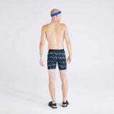 Saxx Multi-Sport Mesh 2-Pack Boxer Briefs, Palm Camo Glow/Black
