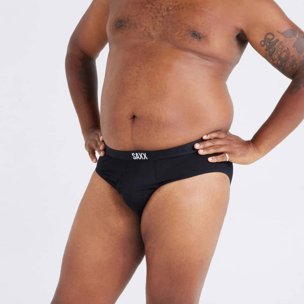 Saxx Ultra Super Soft  2-Pack Briefs, Black/Navy