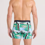 Saxx Vibe Xtra Soft Comfort 2-Pack Boxer Briefs, Geo Golf/Black