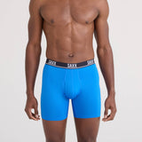 Saxx Essential Performance 3-Pack Mesh Boxer Briefs, Blue/Teal/Maritime