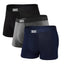 Saxx Vibe Super Soft Trunk 3-Pack, Black/Grey/Navy