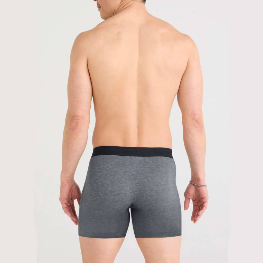 Saxx Vibe Xtra 3-Pack Boxer Briefs, Black/Grey Heather/Navy