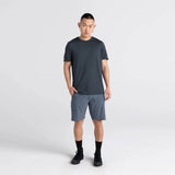 Saxx All Day Aerator Short Sleeve T-Shirt, Black Heather