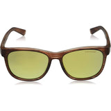 Tifosi Swank Single Lens Eyewear, Woodgrain/Smoke Yellow