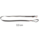 Non-Stop Dogwear Touring Bungee Leash, Black/Grey