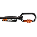 Non-Stop Dogwear Touring Bungee Leash, Black/Grey