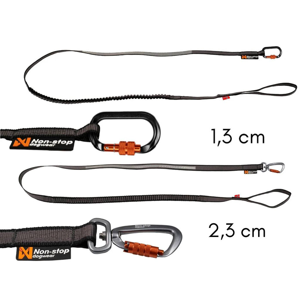 Non-Stop Dogwear Touring Bungee Leash, Teal