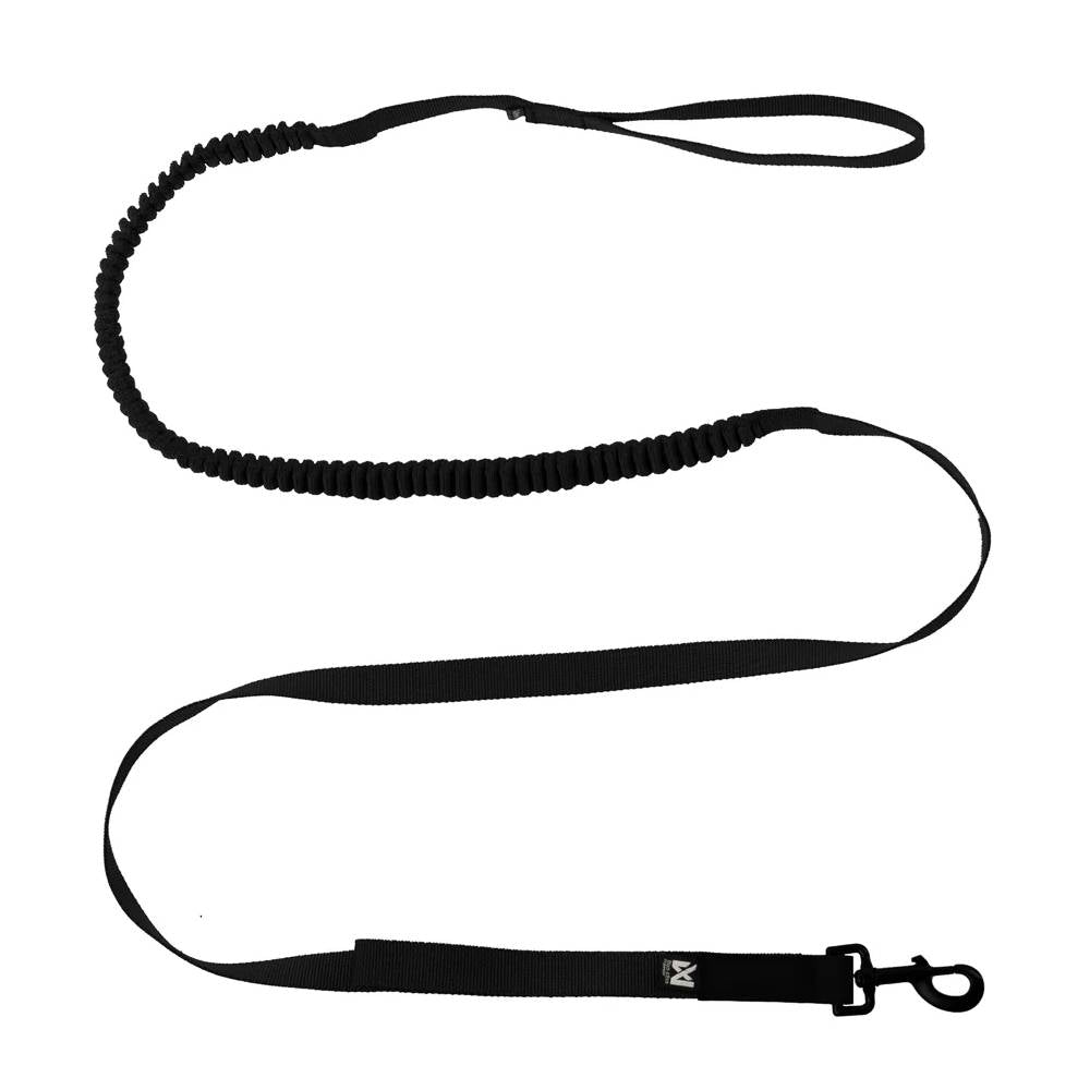 Non-Stop Dogwear Touring Bungee Leash WD, Black