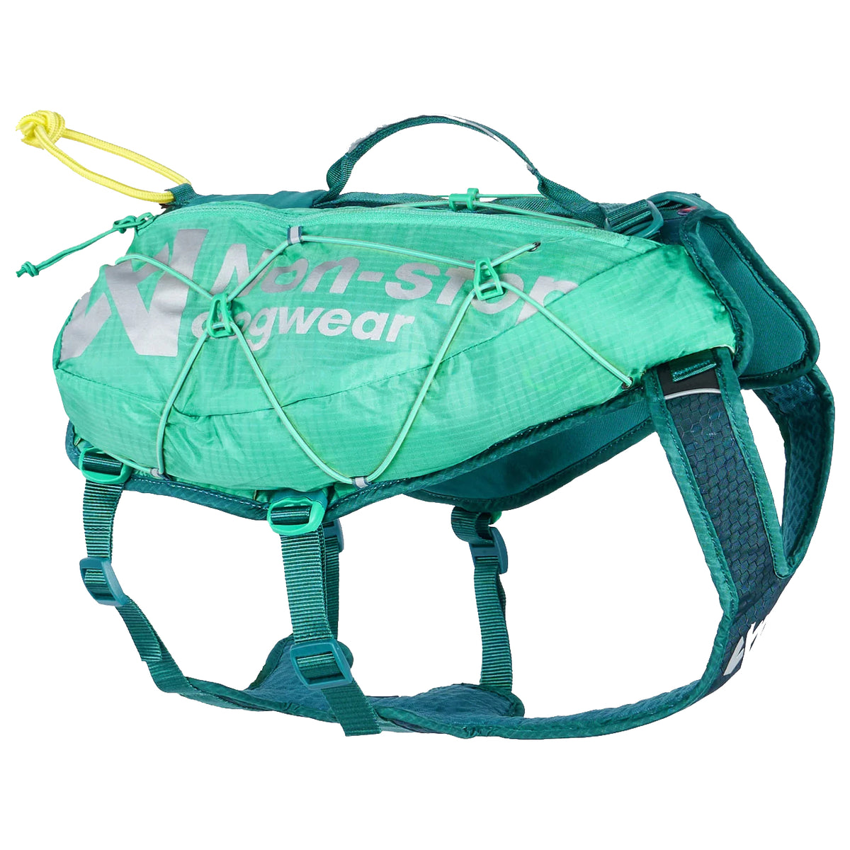 Non-Stop Dogwear Trail Light Dog Backpack, Teal Main image