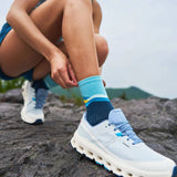 Feetures Trail Max Cushion Mini Crew, Mountain High Blue