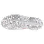 Mizuno Cyclone Speed 5 Women's Volleyball Shoes, White/Rose Elegance/Lava Falls