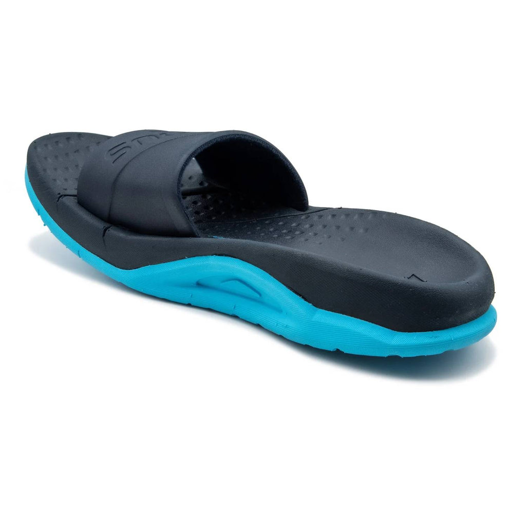 VELOUS Active Slide, Navy/Cyan