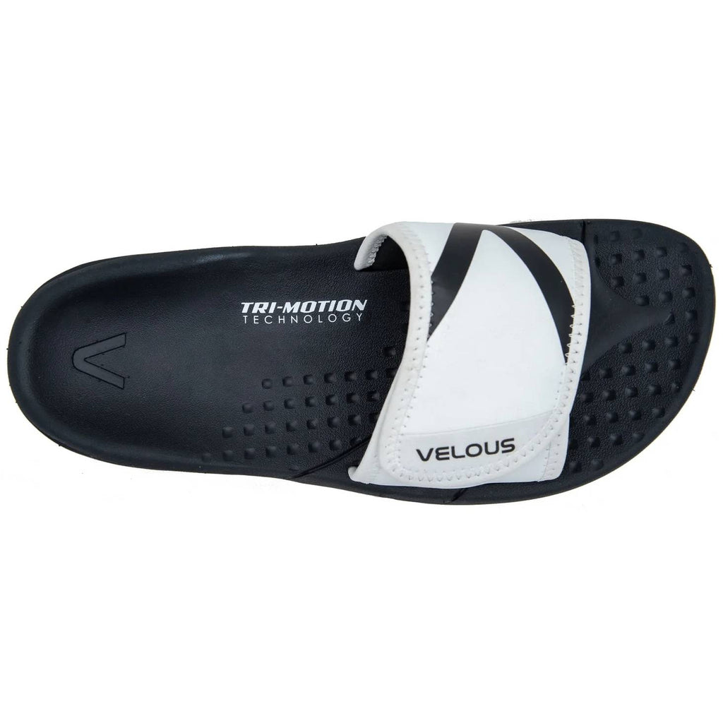 VELOUS Hoya Adjustable Slide, White/Black