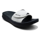 VELOUS Hoya Adjustable Slide, White/Black